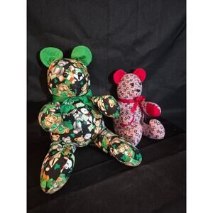 Two holiday Bears, 1 St Patrick's Day IRISH AND THE OTHER 4th Of July American